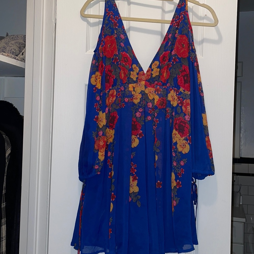 Free people bohemian dress with back detail